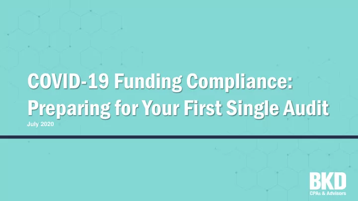 covid 19 funding compliance preparing for your first