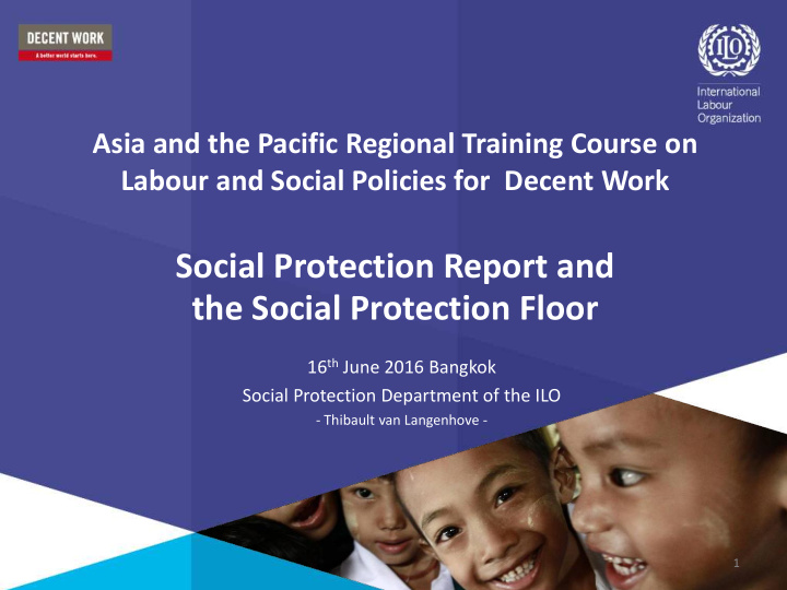 the social protection floor