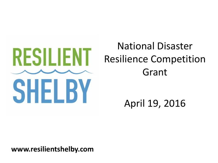 national disaster