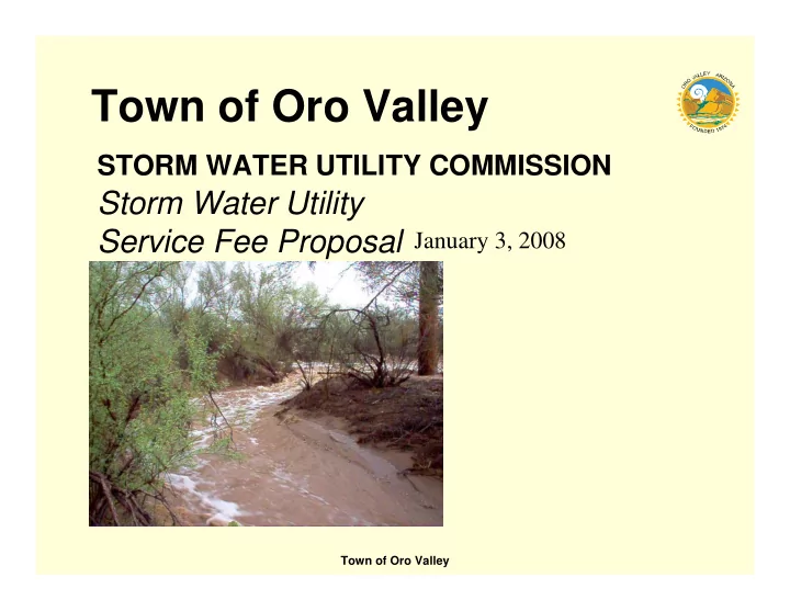 town of oro valley
