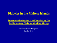 diabetes in the maltese islands