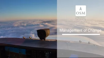 Management of Change  In  In my head  Reali  lity Marcus Lindblom  Head of Training Elias Svens