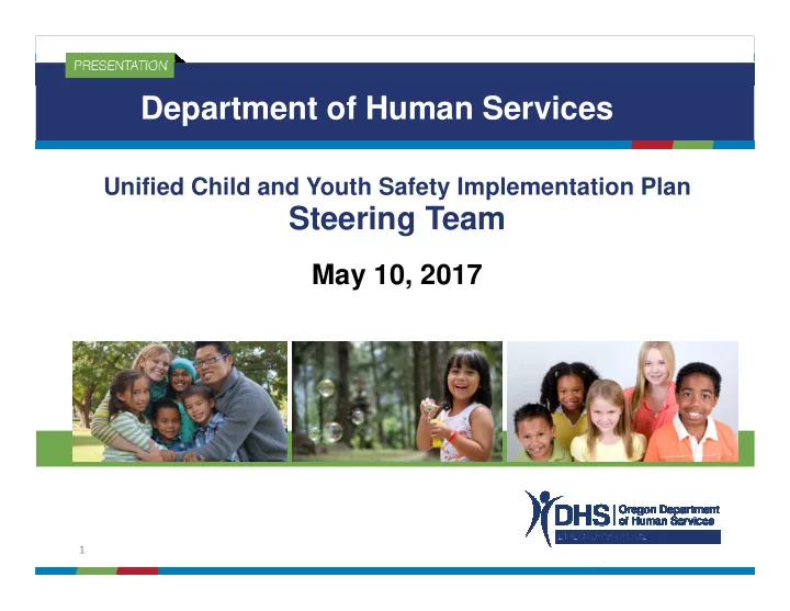 department of human services