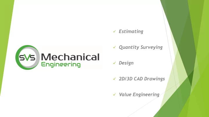 quantity surveying