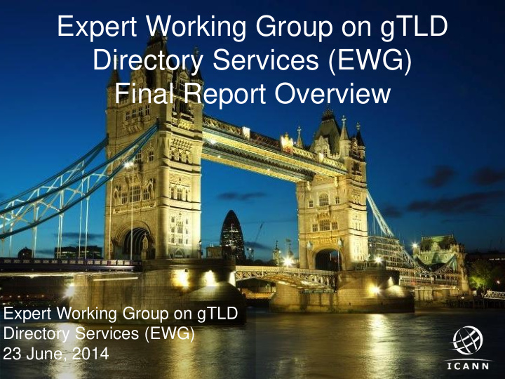 expert working group on gtld