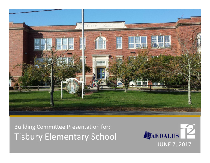 tisbury elementary school