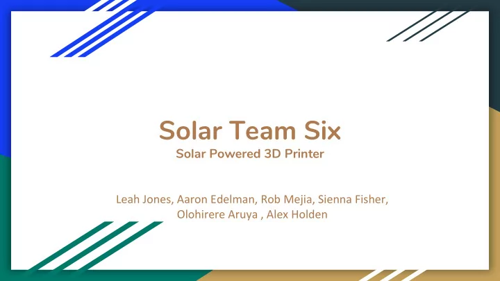 solar team six