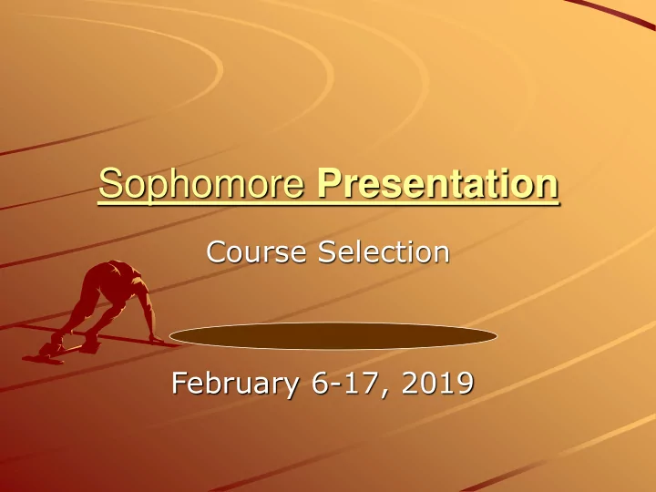 sophomore presentation