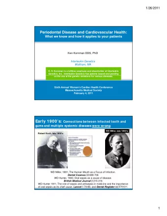 Approx 30%  of adults  have periodontitis  8-13%  have severe  generalized disease  Bacterial