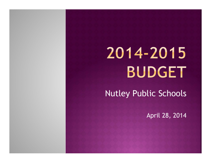 nutley public schools