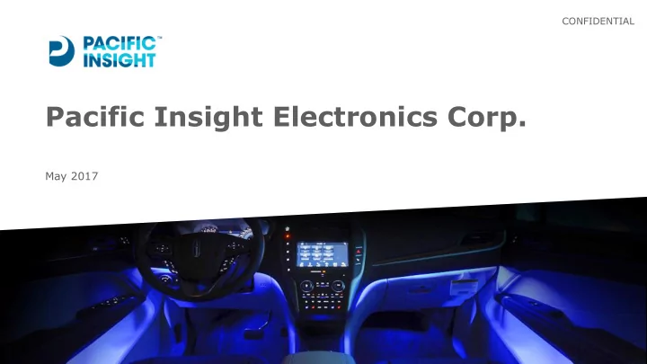 pacific insight electronics corp