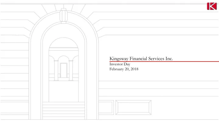 kingsway financial services inc
