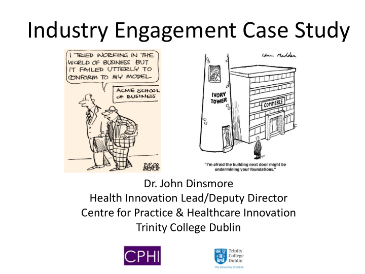 industry engagement case study
