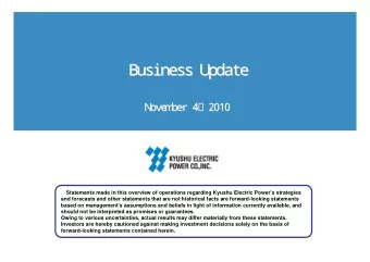 B  u  s  i  n  e  s  s  U  p  d  a  t  e  B  u  s  i  n  e  s  s  U  p  d  a  t  e  N  N  o  o  v