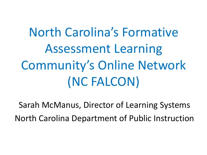 assessment learning
