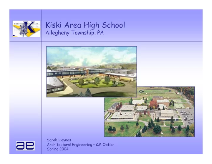 kiski area high school