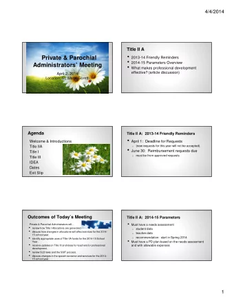 ACCESS 2014 results dropped off at schools  2010-2011 Survey (used  16  Elementary: 514