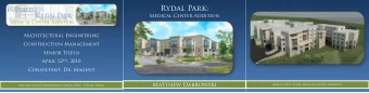 Rydal Park:  Medical Center Addition  Architectural Engineering  Construction Management  Senior
