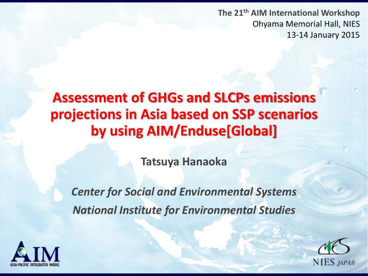 assessment of ghgs and slcps emissions projections in