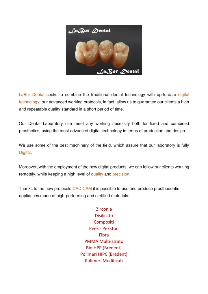 zirconia disilicato compositi peek pekkton fibra pmma