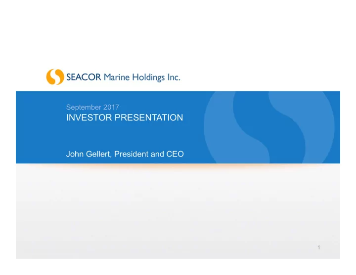 investor presentation