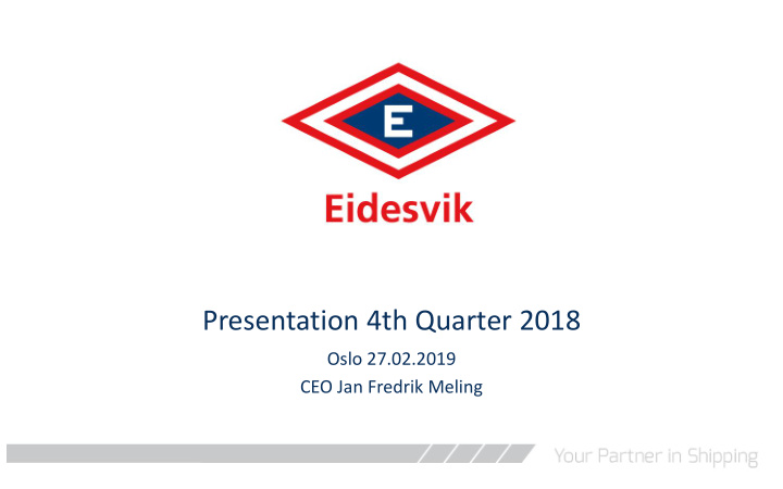 presentation 4th quarter 2018