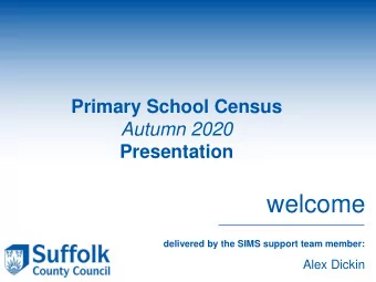 welcome  delivered by the SIMS support team member:  Alex Dickin  Domestics  breaks  timings