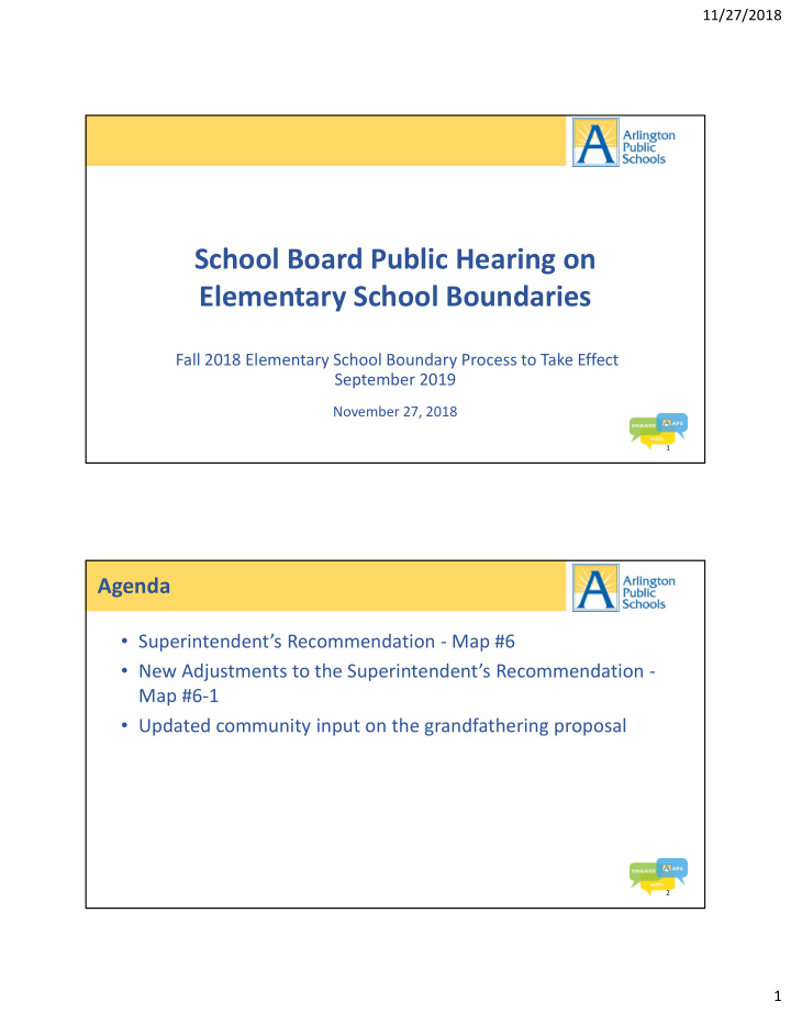 school board public hearing on elementary school