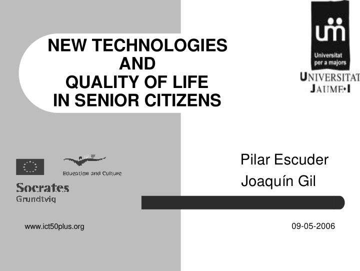 new technologies and quality of life in senior citizens