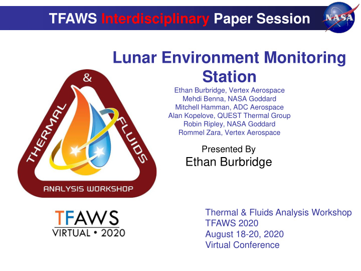 lunar environment monitoring