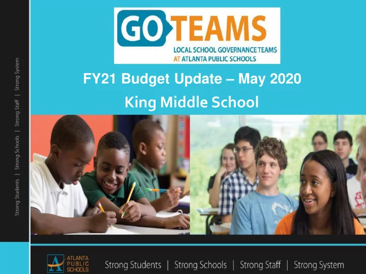 king middle school