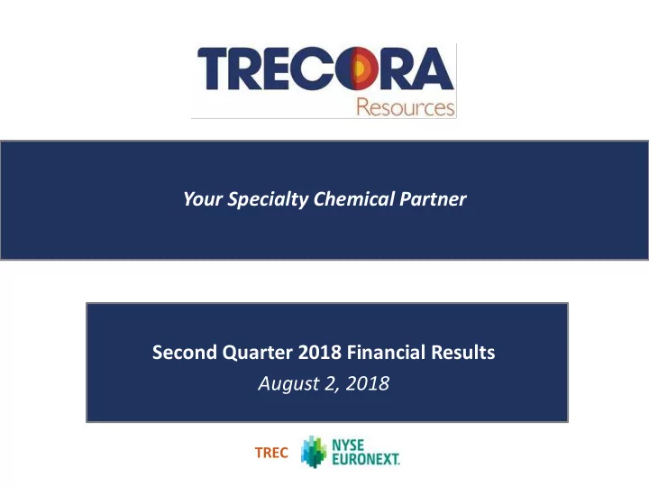 your specialty chemical partner click to edit master