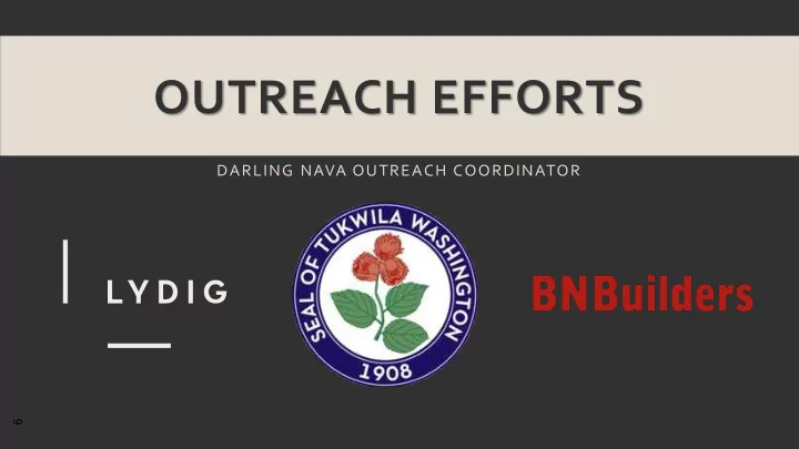 outreach efforts
