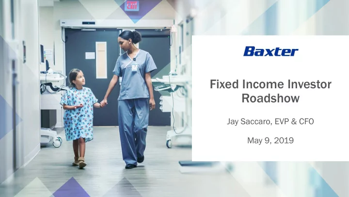 fixed income investor roadshow