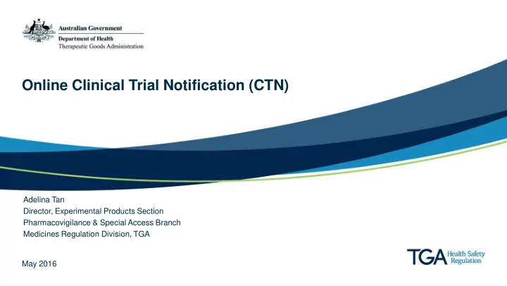 online clinical trial notification ctn