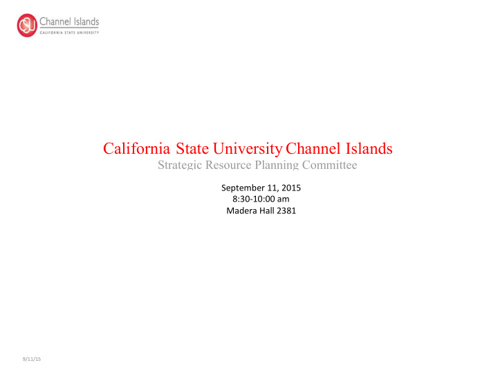 california state university channel islands