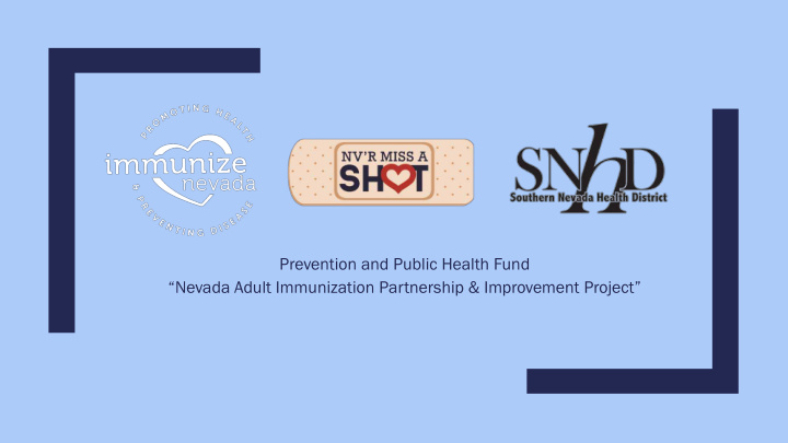 prevention and public health fund nevada adult