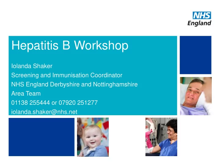 hepatitis b workshop