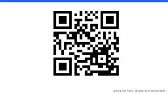 Learning From Failure | @_pkill | indeedhi.re/2wKa2Mm  What would catastrophic failure look like in