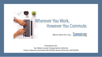 San Mateo County Transportation Authority  Citizens Advisory Committee (9/1/2020), Board of