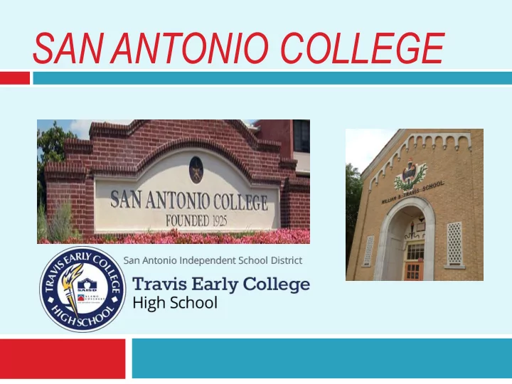 san antonio college travis echs at sac
