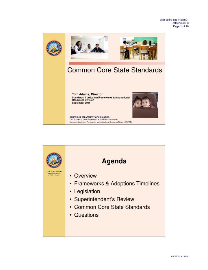 common core state standards