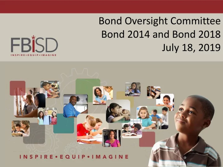 bond oversight committee