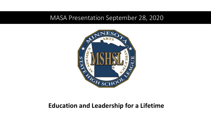 masa presentation september 28 2020 education and