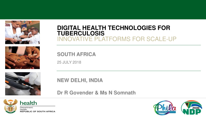 digital health technologies for tuberculosis innovative
