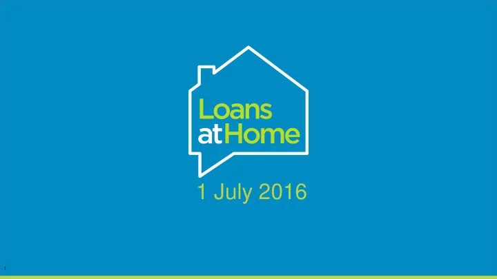 1 july 2016