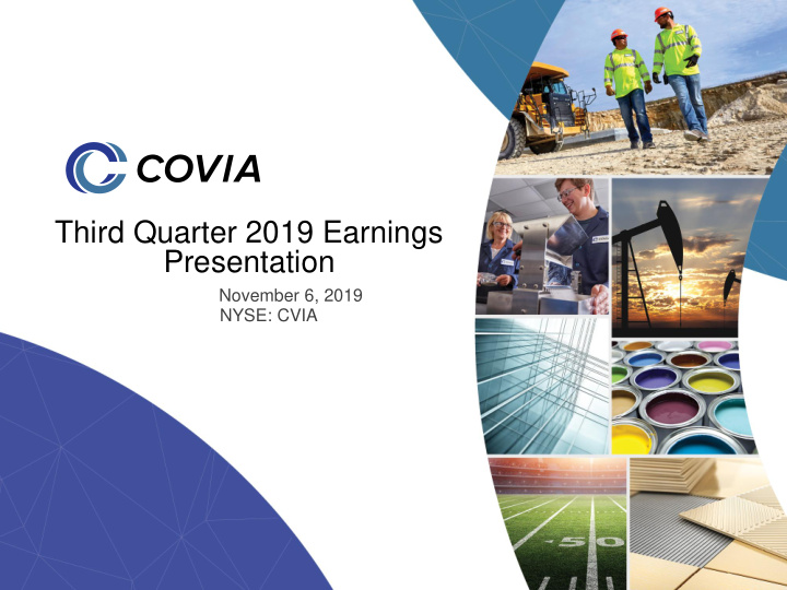 third quarter 2019 earnings presentation
