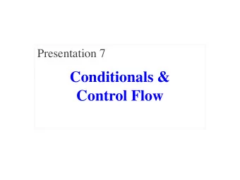 Conditionals &amp;  Control Flow  Announcements For This Lecture  Assignment 1  Partners