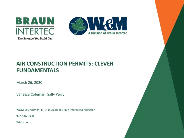 air construction permits clever fundamentals