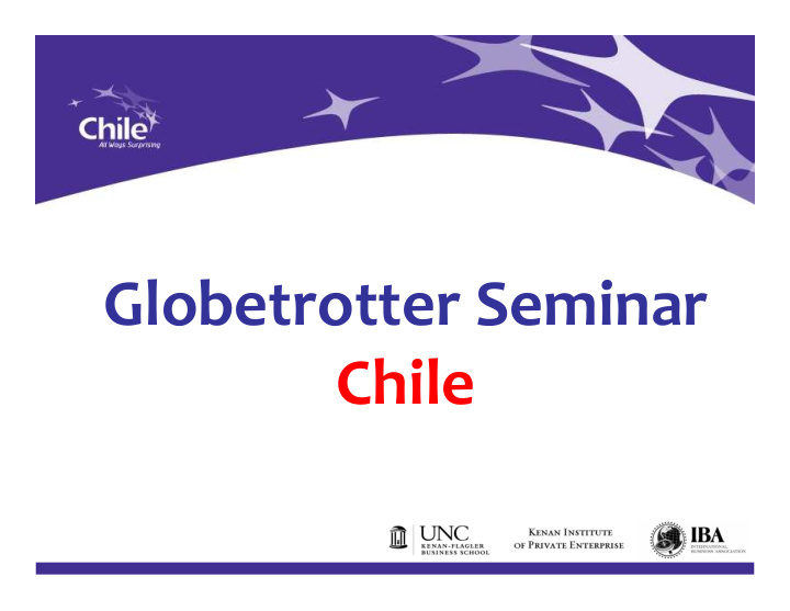 globetrotter seminar chile who lives there